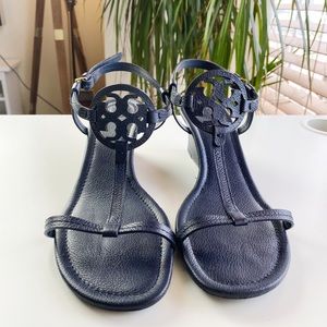 Tory Burch Wedge Sandals. Size 9.5